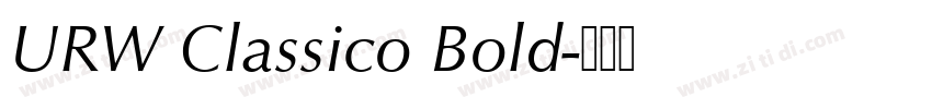 URW Classico Bold字体转换 URW Classico Bold字体转换